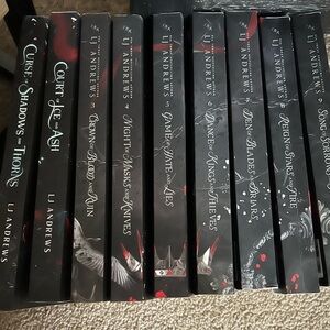 Curse of Shadows and Thorns 9 series by LJ Andrews